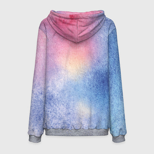 Мужская толстовка Снеговичок! / 3D-Меланж – фото 2