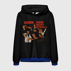 Толстовка-худи мужская Sheer Heart Attack - Queen, цвет: 3D-синий