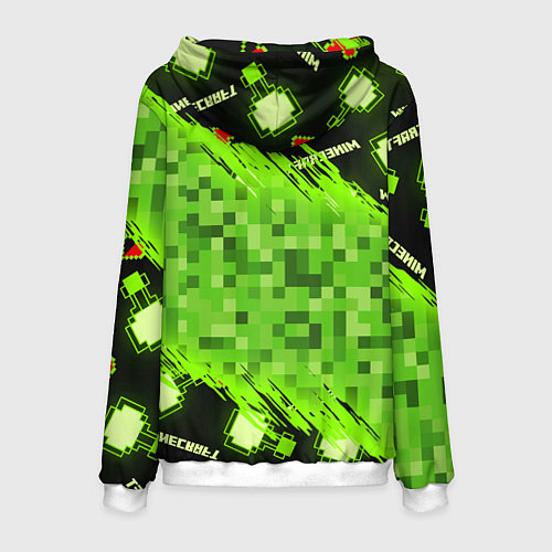 Мужская толстовка MINECRAFT ART МАЙНКРАФТ АРТ / 3D-Белый – фото 2