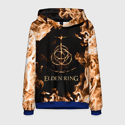 Толстовка-худи мужская Elden Ring Logo, цвет: 3D-синий