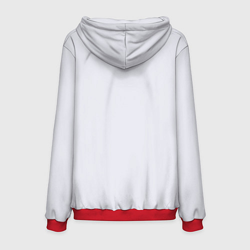 Мужская толстовка Аниме Рождество / 3D-Красный – фото 2