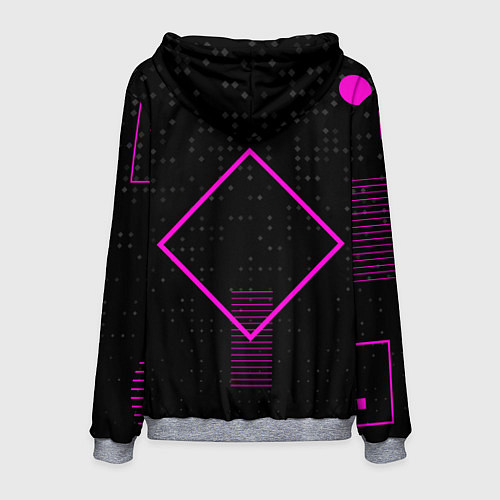 Мужская толстовка Squid Game Геометрические фигуры / 3D-Меланж – фото 2