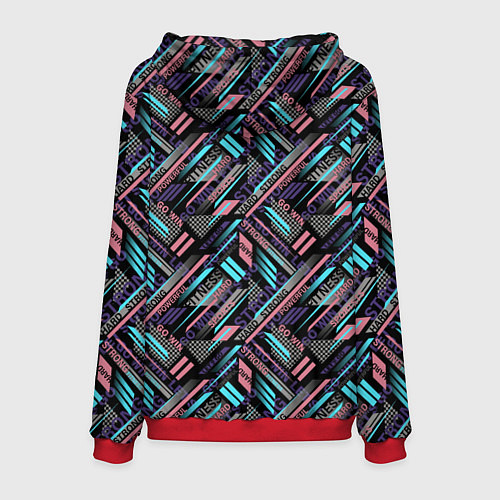 Мужская толстовка Спорт Sport / 3D-Красный – фото 2