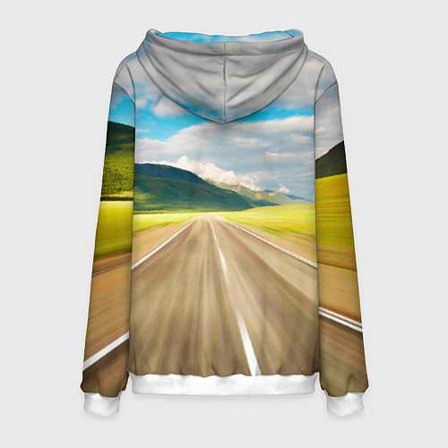 Мужская толстовка Euro Truck Simulator / 3D-Белый – фото 2