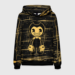 Толстовка-худи мужская Bendy and the ink machine - Бенди, цвет: 3D-черный