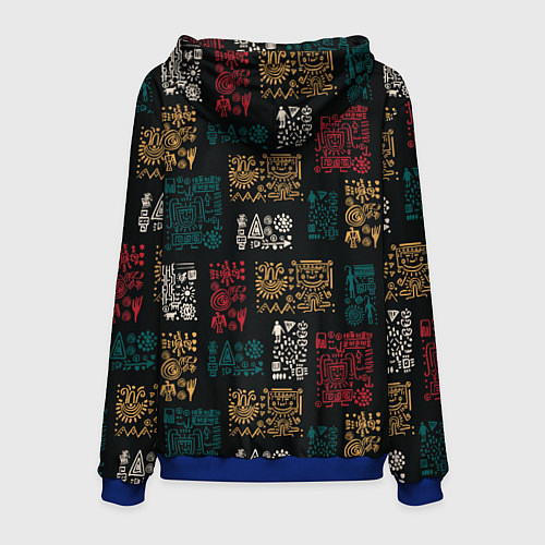 Мужская толстовка Эхо прошлого индеец / 3D-Синий – фото 2