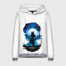 Толстовка-худи мужская Иноске Клинок рассекающий демонов, цвет: 3D-меланж