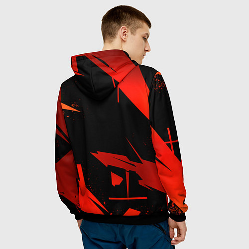 Мужская толстовка ДИЛЮК ИЗ МОНДШТАТА DILUC / 3D-Черный – фото 4