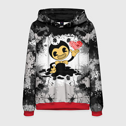 Толстовка-худи мужская BENDY LOVE БЕНДИ С СЕРДЦЕМ, цвет: 3D-красный