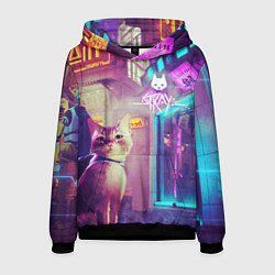Толстовка-худи мужская Stray, цвет: 3D-черный