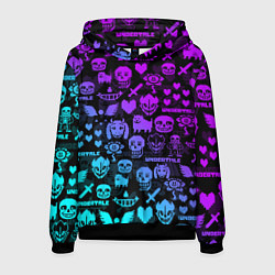 Мужская толстовка UNDERTALE NEON PATTERN УЗОР