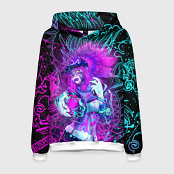 Мужская толстовка KDA NEON DRAGON LEAGUE OF LEGENDS, НЕОНОВЫЕ БРЫЗГИ