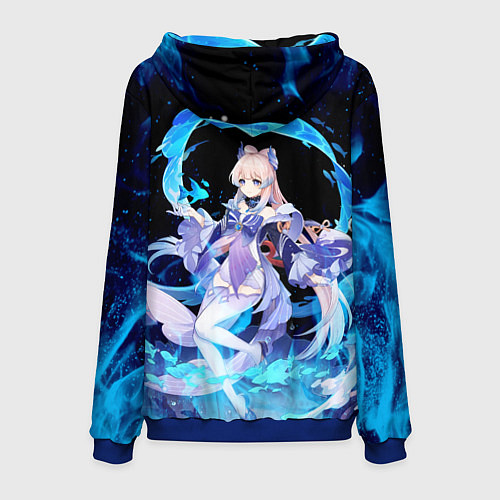 Мужская толстовка КОКОМИ ГЕНШИН ИМПАКТ KOKOMI / 3D-Синий – фото 2