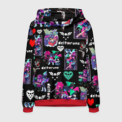 Мужская толстовка DELTARUNE PATTERN ART ГЕРОИ ДЕЛЬТАРУН