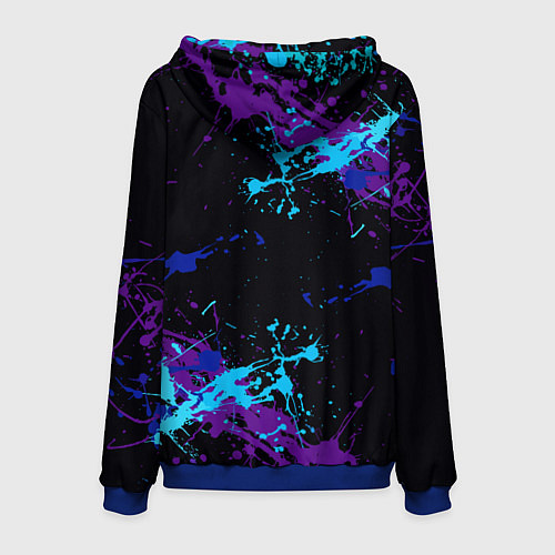 Мужская толстовка SONIC NEON СОНИК НЕОН / 3D-Синий – фото 2