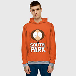 Толстовка-худи мужская Южный парк Кенни South Park, цвет: 3D-меланж — фото 2