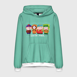 Мужская толстовка South Park - Южный парк Кенни, Кайл, Эрик и Стэн