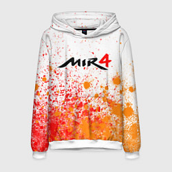 Толстовка-худи мужская MIR4 - Арт, цвет: 3D-белый