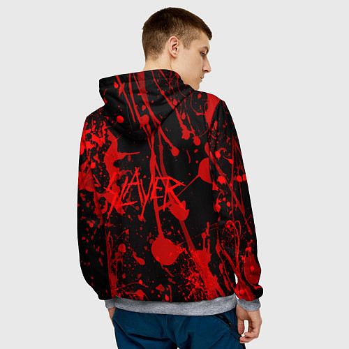 Мужская толстовка Человек бензопила в крови Chainsaw Man / 3D-Меланж – фото 4