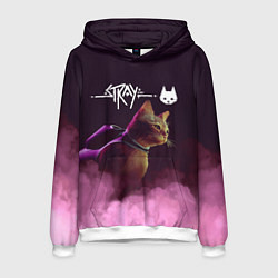 Толстовка-худи мужская Stray, цвет: 3D-белый