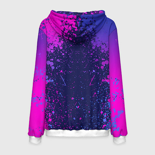 Мужская толстовка League Of Legends Arcane ДЖИНКС НЕОНОВАЯ КРАСКА / 3D-Белый – фото 2