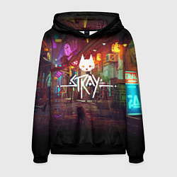 Толстовка-худи мужская Stray: Poster, цвет: 3D-черный