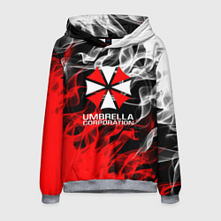 Толстовка-худи мужская Umbrella Corporation Fire, цвет: 3D-меланж