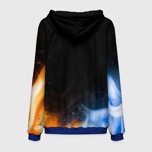 Мужская толстовка Клеймор Клэр Лаки / 3D-Синий – фото 2