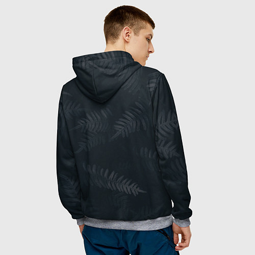 Мужская толстовка Влажный Папоротник / 3D-Меланж – фото 4