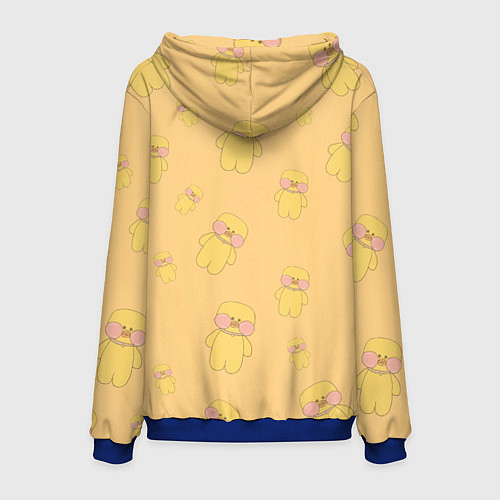 Мужская толстовка УТКА УТЯ ЛАЛАФАНФАН / 3D-Синий – фото 2