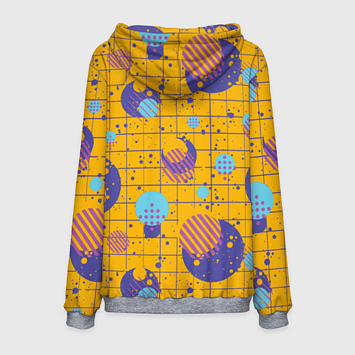 Мужская толстовка Bubble kvass с узором / 3D-Меланж – фото 2