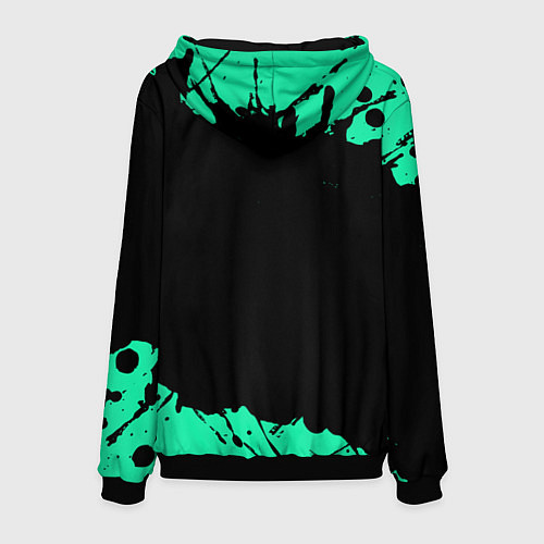 Мужская толстовка BUBBLE KVASS - СКАЛА Краски / 3D-Черный – фото 2