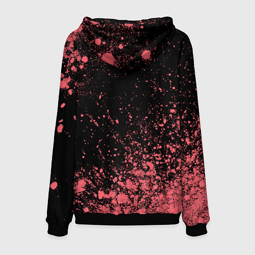 Мужская толстовка ЛАЛАФАНФАН - КОТИК Краски / 3D-Черный – фото 2