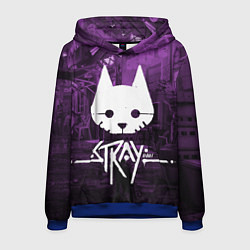 Толстовка-худи мужская Stray, цвет: 3D-синий