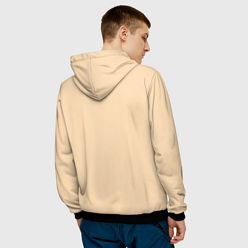 Мужская толстовка Стиба Ину Линк / 3D-Черный – фото 4