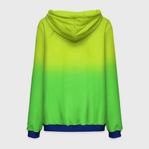 Мужская толстовка Plants vs Zombies - Горохомёт / 3D-Синий – фото 2