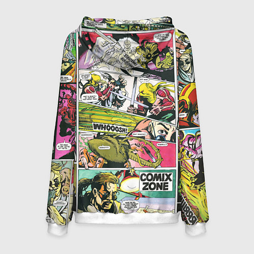 Мужская толстовка Comix zone mutants / 3D-Белый – фото 2