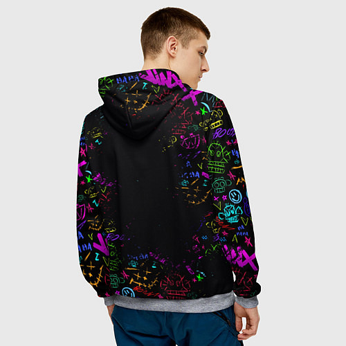 Мужская толстовка League Of Legends граффити / 3D-Меланж – фото 4