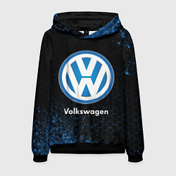 Толстовка-худи мужская Volkswagen - Объемный, цвет: 3D-черный