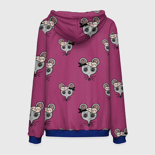 Мужская толстовка Ниндзя-мыши Клинок, рассекающий демонов Kimetsu no / 3D-Синий – фото 2