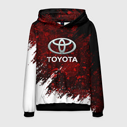 Толстовка-худи мужская Toyota Вектор, цвет: 3D-черный