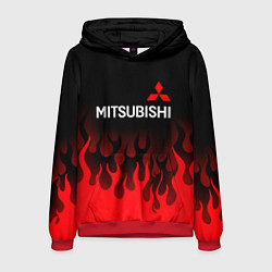 Мужская толстовка Mitsubishi Огонь