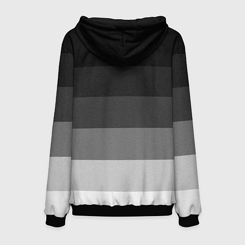 Мужская толстовка SAAB СААБ ГРАДИЕНТ / 3D-Черный – фото 2