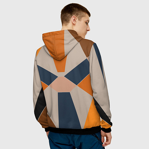 Мужская толстовка Metamask Крипто лиса / 3D-Черный – фото 4