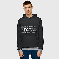 Толстовка-худи мужская New York T-Shirt, цвет: 3D-меланж — фото 2