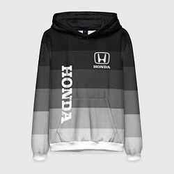 Толстовка-худи мужская Honda Хонда, цвет: 3D-белый
