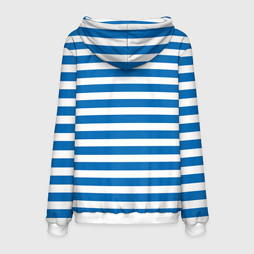 Мужская толстовка ТЕЛЬНЯШКА ВДВ В ПОЛОСКУ / 3D-Белый – фото 2