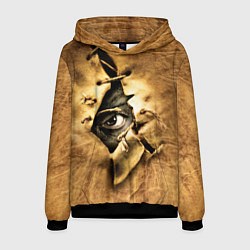 Толстовка-худи мужская Джиперс Криперс видит, цвет: 3D-черный