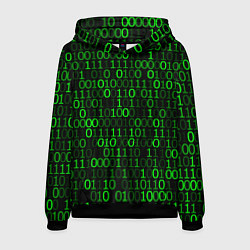 Толстовка-худи мужская Бинарный Код Binary Code, цвет: 3D-черный