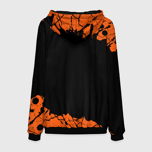 Мужская толстовка FNAF - ФРЕДДИ Краска / 3D-Черный – фото 2